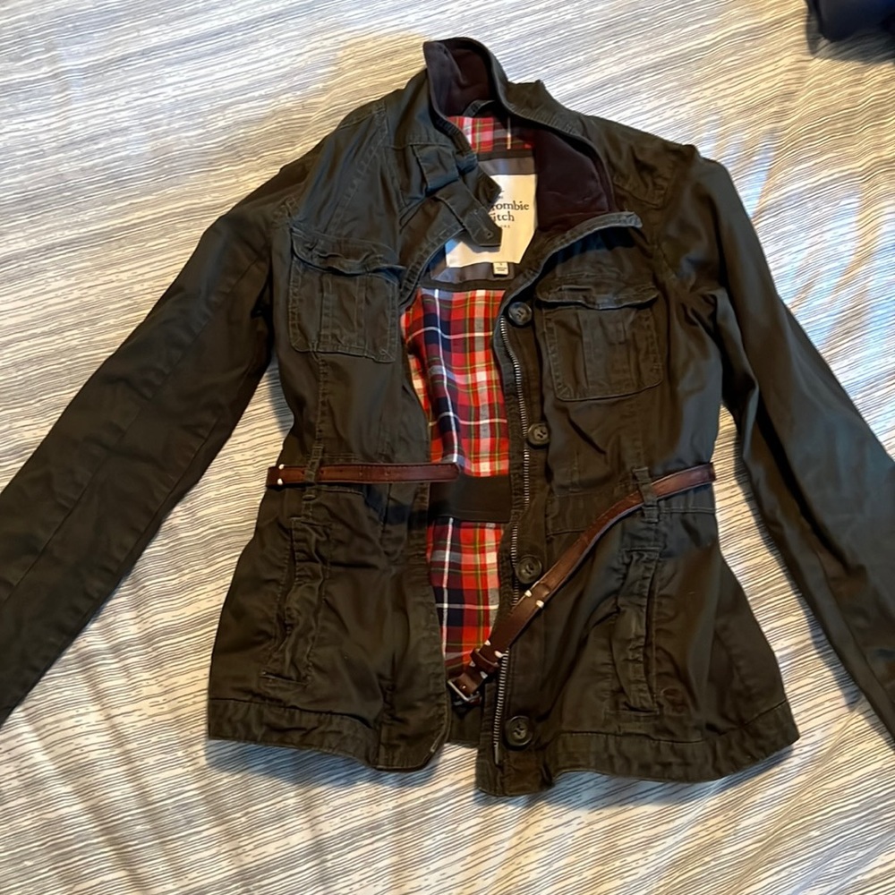 Abercrombie and fitch Jacket with belt